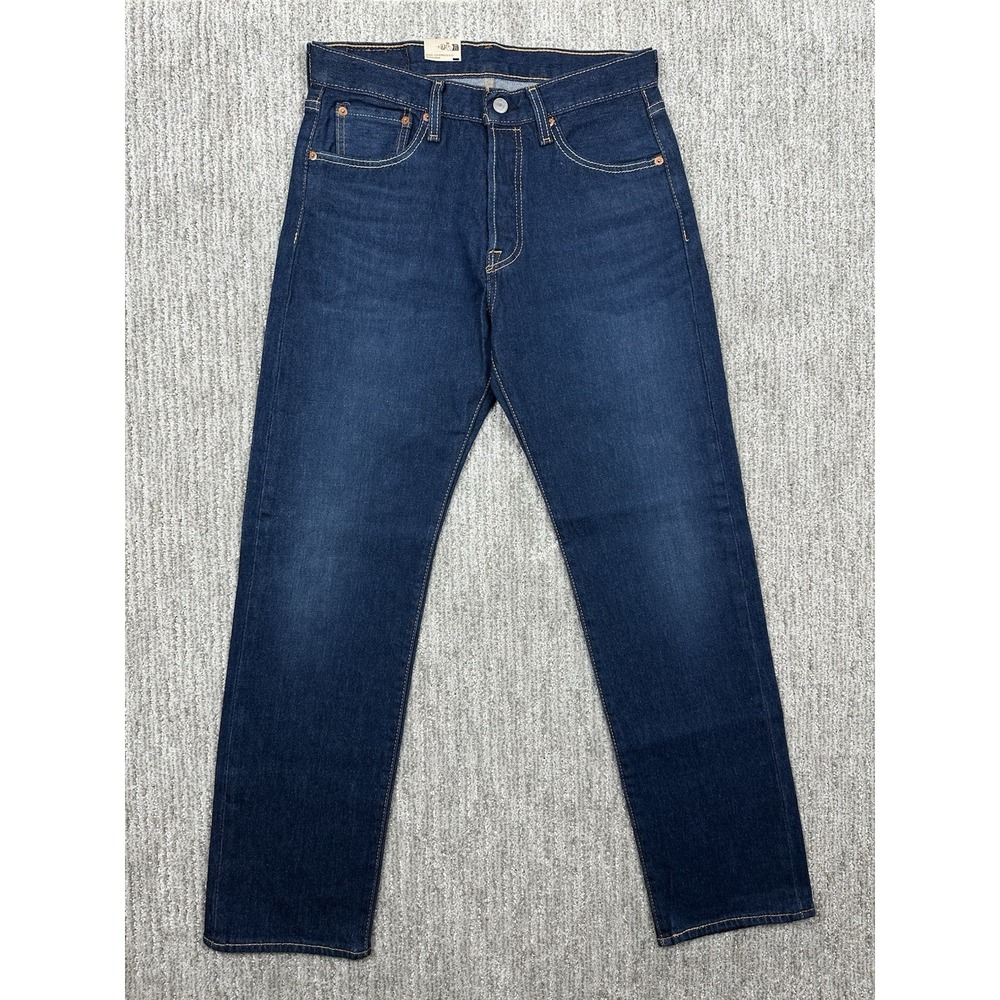 Levi's 501 Original Regular Straight Jeans 29x30 Men's Blue Denim Dark Wash